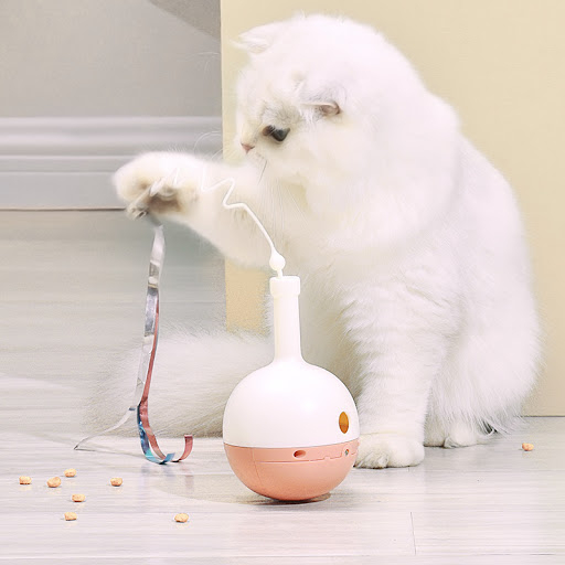 Title 4, Funny cat toy electric cat stick tumbler leakin...