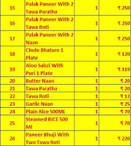 Lunch Hub menu 2