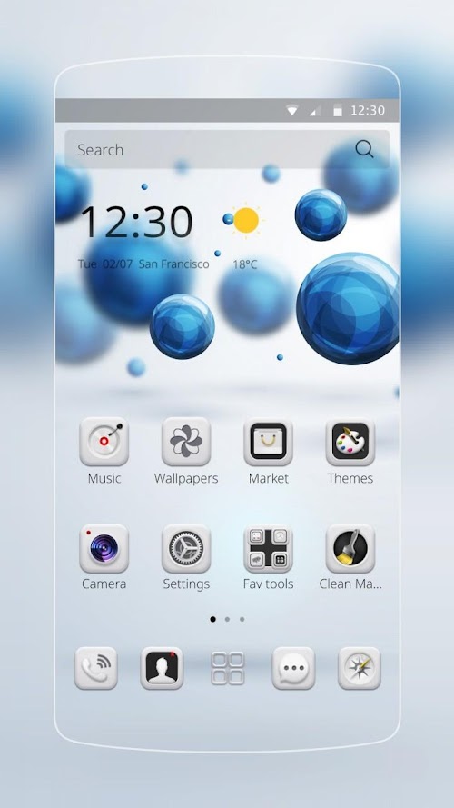 Android application White Tech screenshort