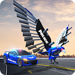 Cover Image of Download US Police Transform Robot Car Cop Eagle game 1.2 APK