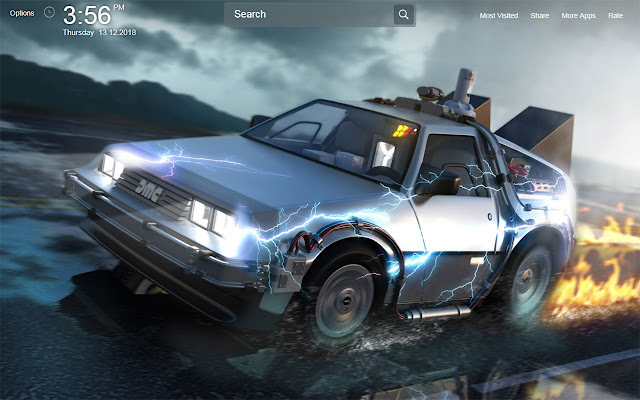  Back to the Future Wallpapers Theme New Tab