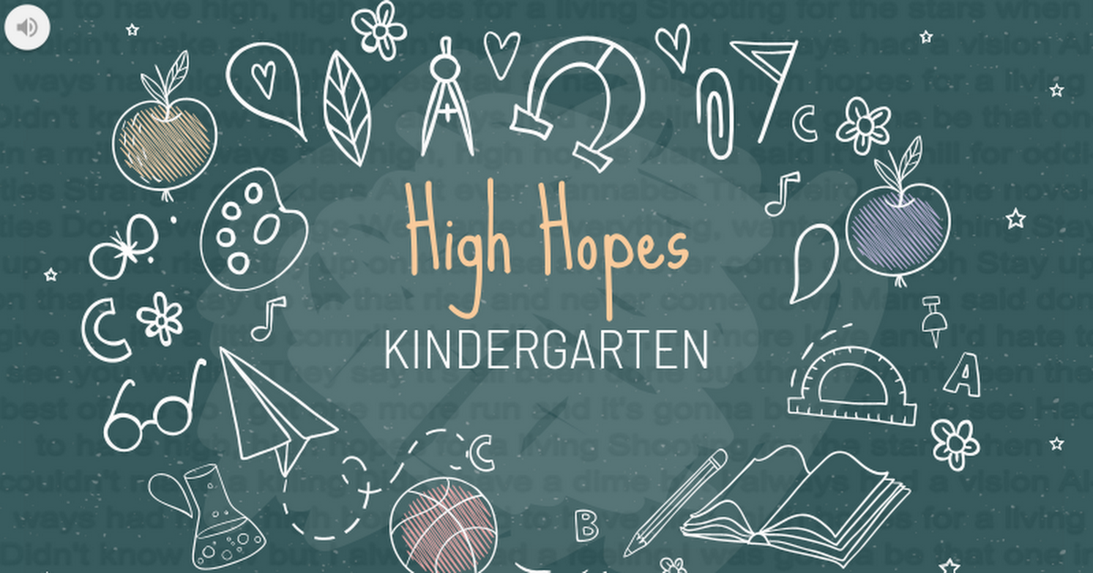 High Hopes KINDERGARTEN