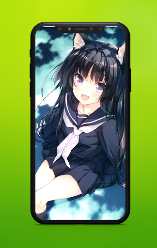 Screenshot + Anime Wallpaper Girl Neko