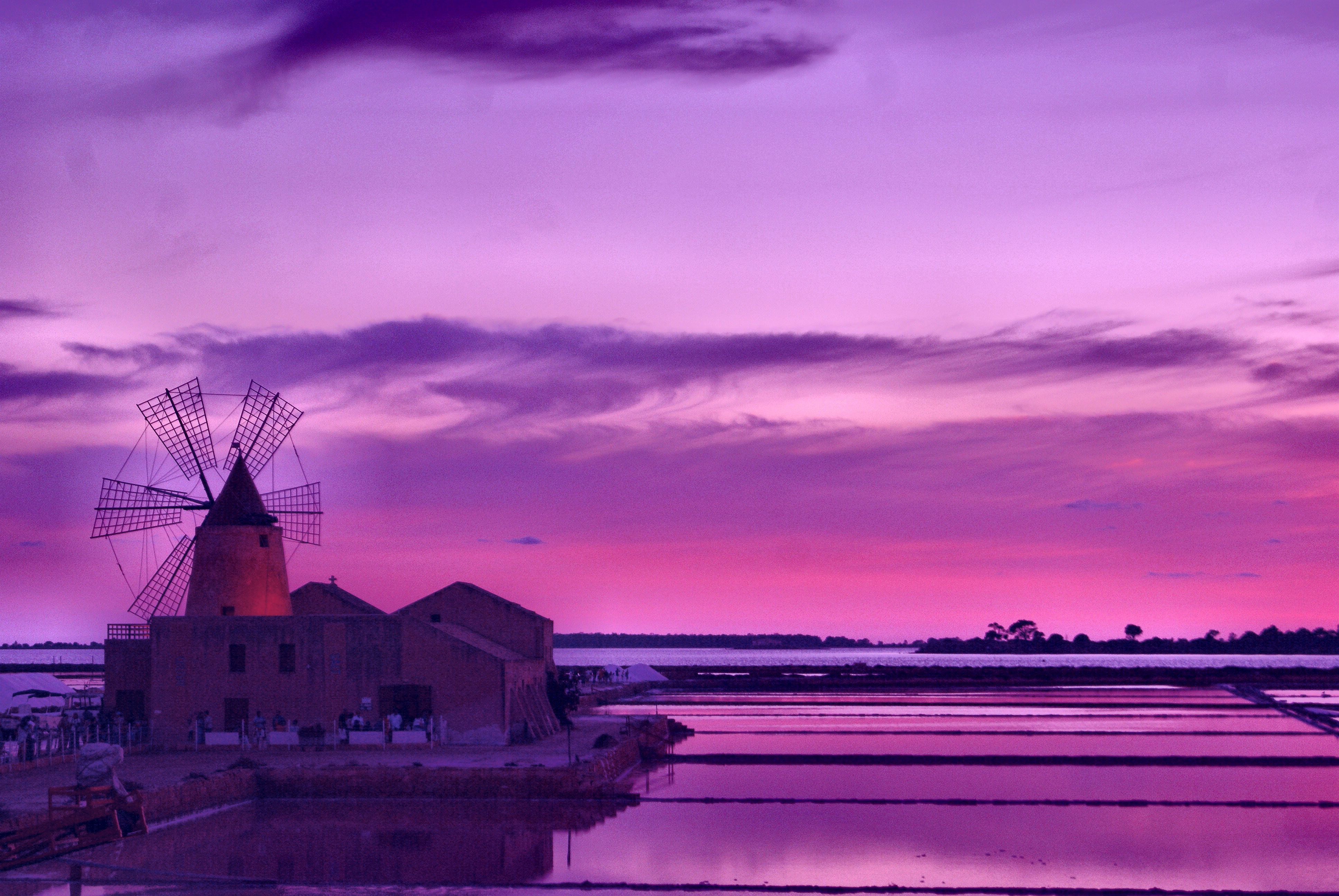 Crepuscolo alla salina di Marsala di ChristianGri