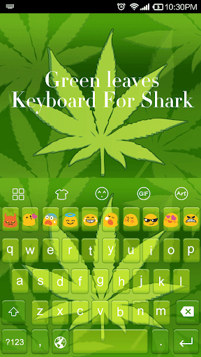 Green Leaves -Emoji Keyboard