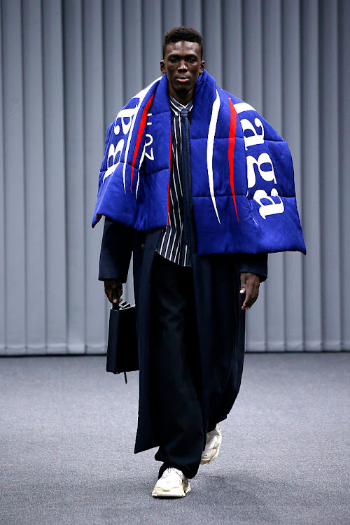 Balenciaga pays tribute to Bernie Saunders