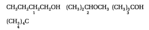 Physical properties of alcohols and phenols