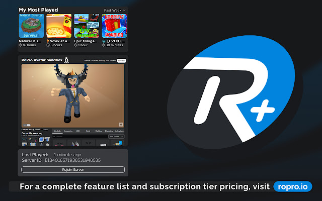 RoPro Roblox Extension on X: @PupdayStansMini We do! We made a full custom  one for him & Sharkblox too.  / X