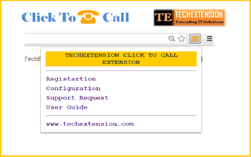 Click To Call Chrome Extension