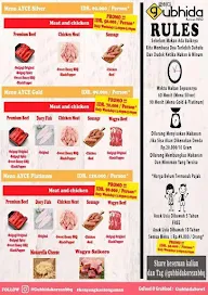 Gubhida Korean Bbq menu 1