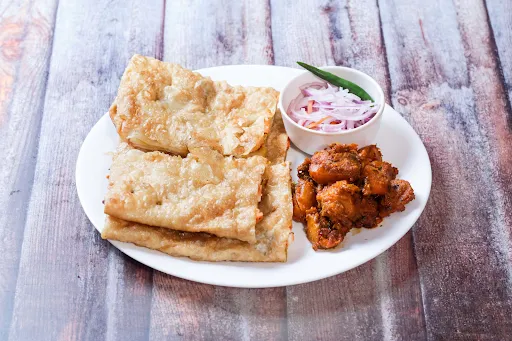 Egg Paneer Mughlai Paratha