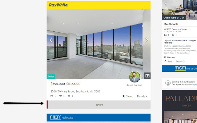 Real Estate Listing Hider