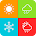 Weather forecast, updates icon