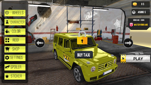 Screenshot Taxi Car Simulator