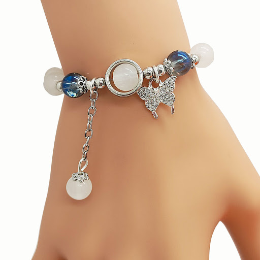 Title 3, Butterfly Ball Bracelet for Women, Special Desi...