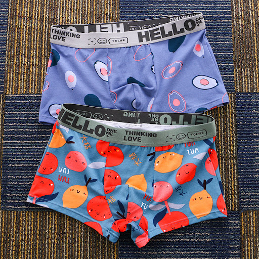 Title 4, Cotton Boxers Loose and Comfortable Underpants ...