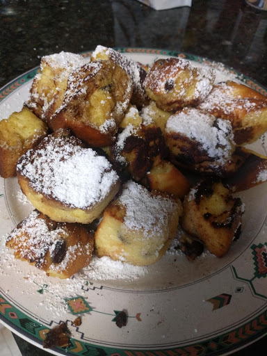 Fried souffle squares