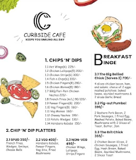 Curbside Cafe menu 3