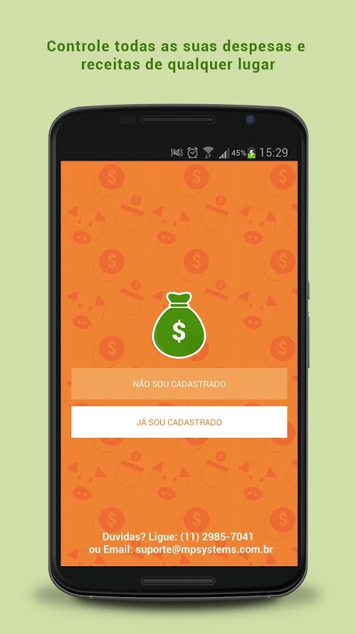 Android application Mp Finanças Pessoal screenshort