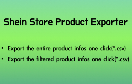 Shein Store Product Exporter small promo image