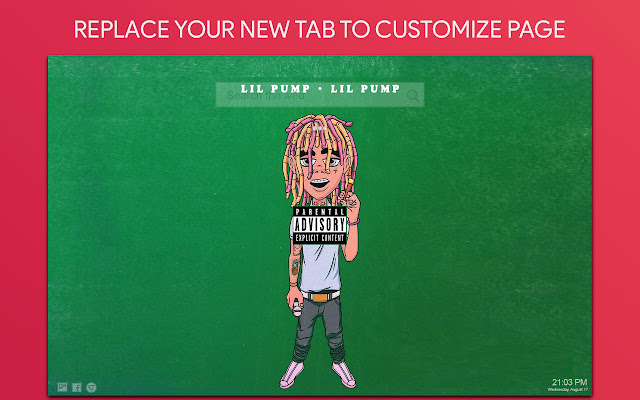 Lil Pump Wallpaper HD Custom New Tab