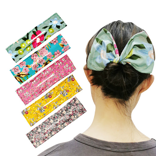 Title 27, Fashionable Simple Printed Rotating Headband, C...