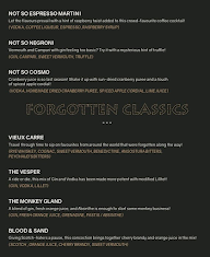 Sitch Cocktailors menu 1