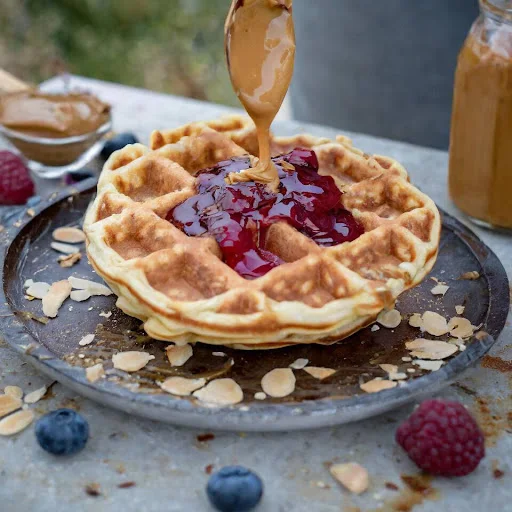 Peanut Butter Jam Waffle