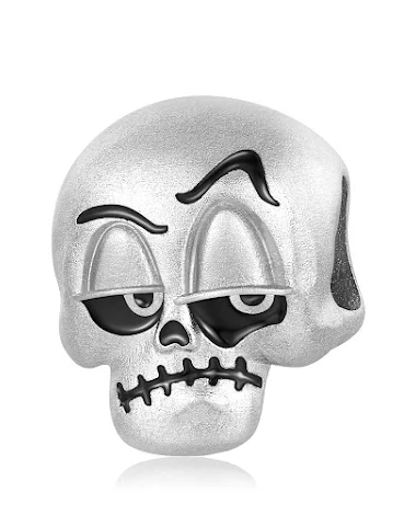 Kreativer Totenkopf S925 Sterling S - 0