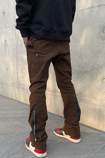Title 7, Washed And Distressed Zipper Deconstructed Fit ...