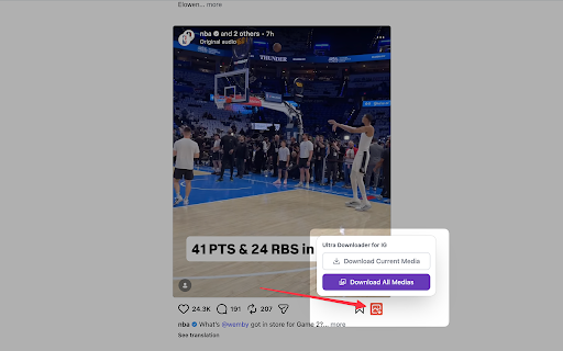 Ultra Downloader for IG - Save Videos, Reels, Stories & Photos screenshot 1