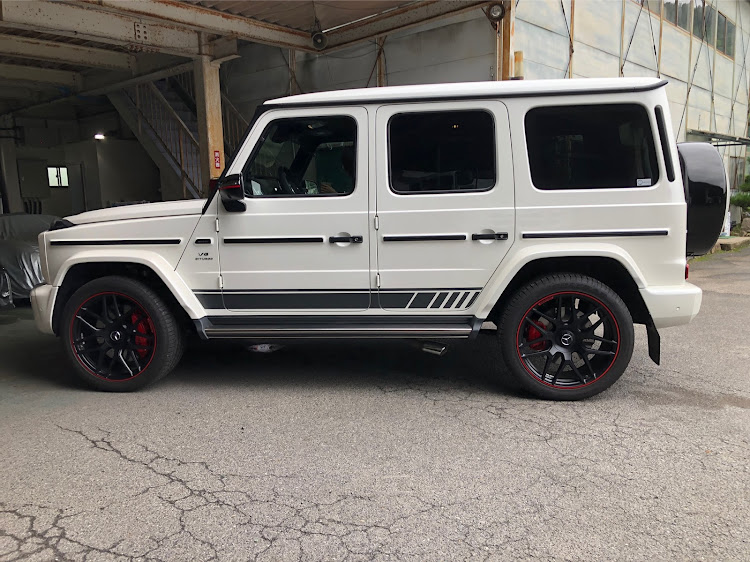 GクラスのAMG G63・エディション1・何をやってんだか・左ハンドルなのは仕方がないに関するカスタム事例の投稿画像3枚目