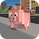 Blocky City Pig Simulator 3D icon