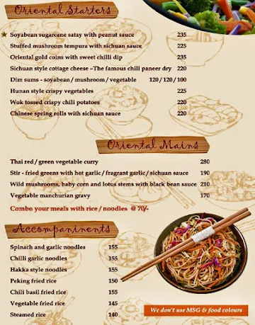 Udaipuri menu 