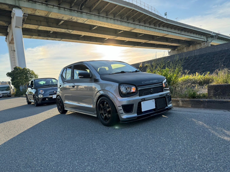 595のアルトワークスha36s・プチオフ会・久しぶりにお好み焼き美味かった！・７月もよろしくお願いいたしますに関するカスタム事例の投稿画像7枚目