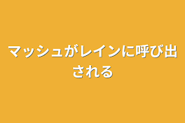 マッシュがレインに呼び出される