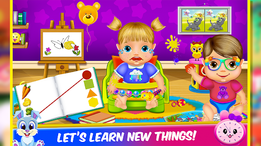 Newborn Twin Baby Care Game - Babysitter Games