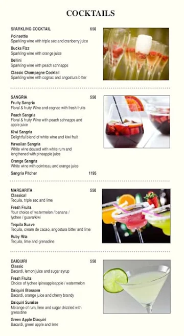 Lounge & Bar - Eros Hotel menu 