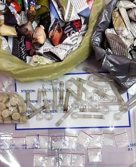 Drugs confiscated during a bust in Port Elizabeth on Thursday night