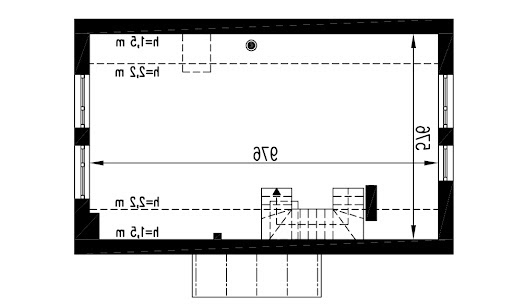 Przebojowy AN pa - A111aN/1 - Rzut poddasza do indywidualnej adaptacji (50,4 m2 powierzchni użytkowej)