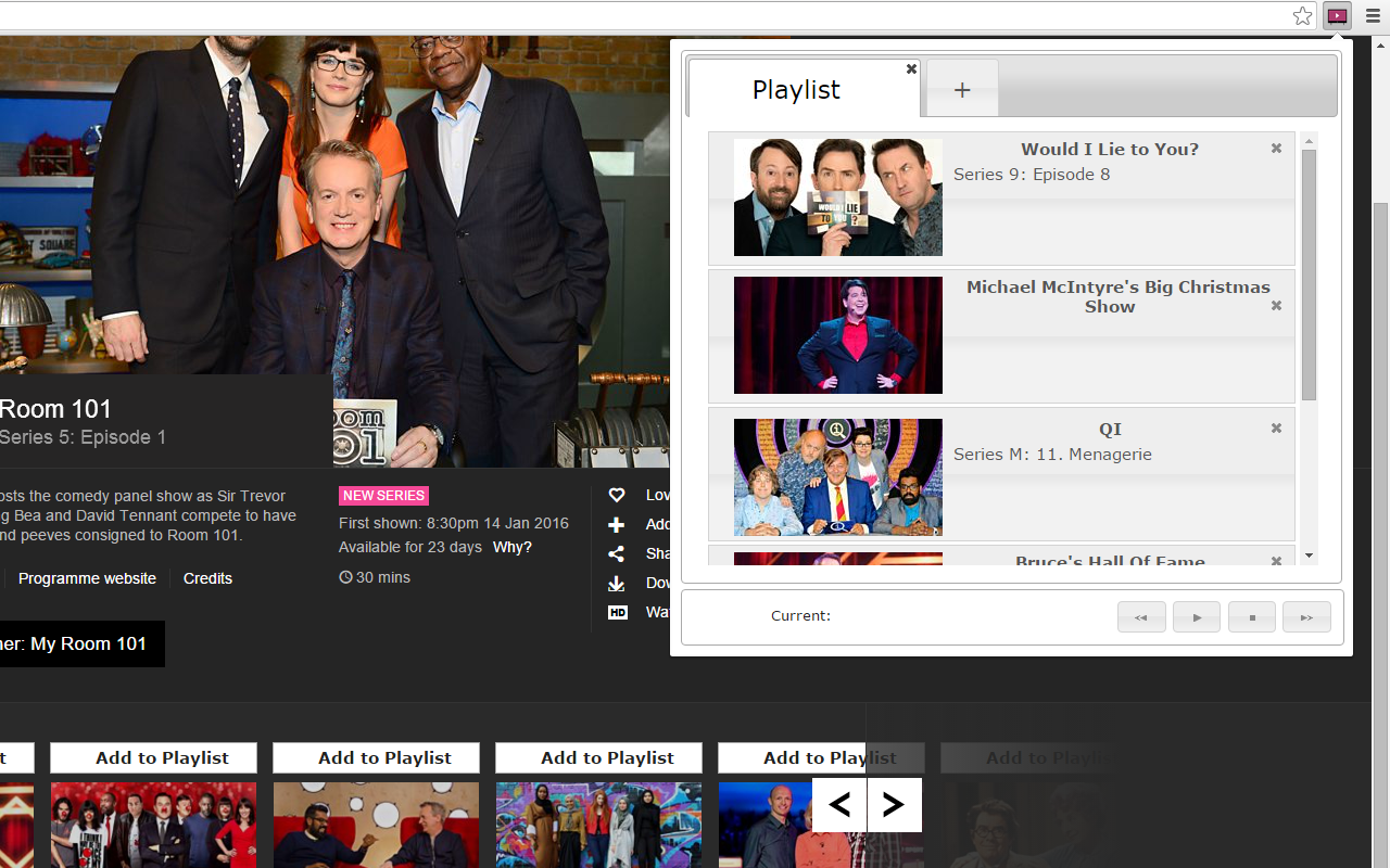 BBC iPlayer Playlists Preview image 3