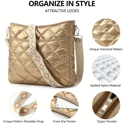 Title 7, Waterproof Nylon Crossbody Bag Outdoor Multi-pu...