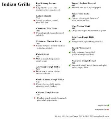 FIO Country Kitchen and Bar menu 