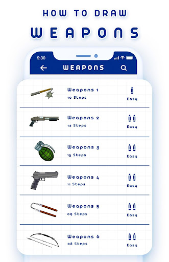 How To Draw Weapons