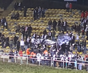 Les supporters d'OHL ont montré leur mécontentement avec une banderole: "Union Belge Mafia"