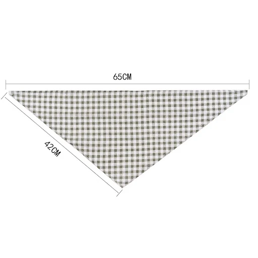 1PC New Arrival Pet Drool Bib Fashion Plaid Dog Necktie Cat Bandana Pet Accessory