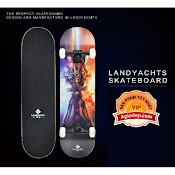 Ván Trượt Chuyên Nghiệp Skateboard (Phi Thuyền Mặt Đất Landyard) - Thông Minh