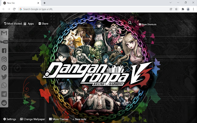 Nuova scheda sfondi Danganronpa V3