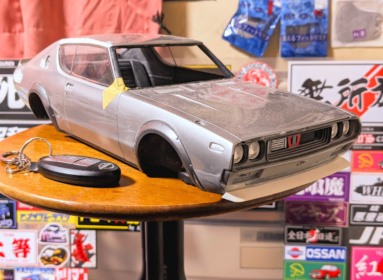 スカイラインの12月・ケンメリ・1/12ケンメリ製作・師走突入・DIYに関するカスタム事例の投稿画像1枚目