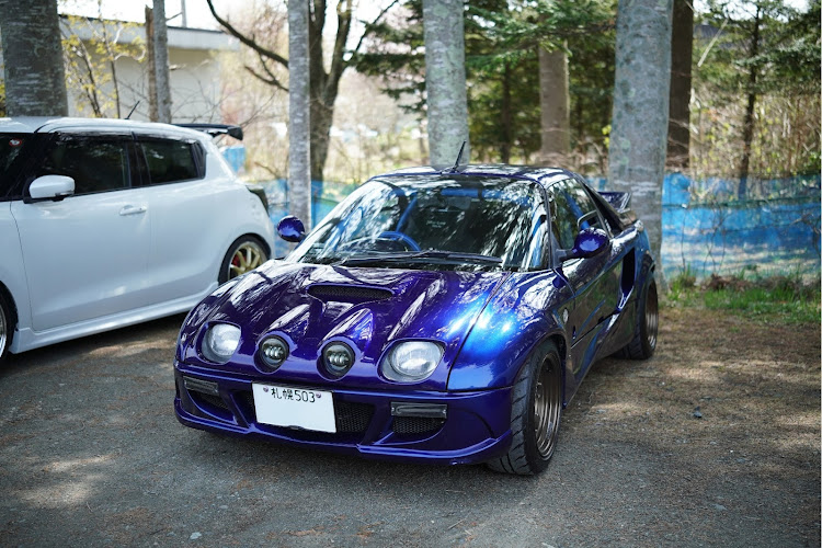 AZ-1のものくろ〜む・桜コラボ・キッチンファームヤード・栗山公園に関するカスタム事例の投稿画像1枚目